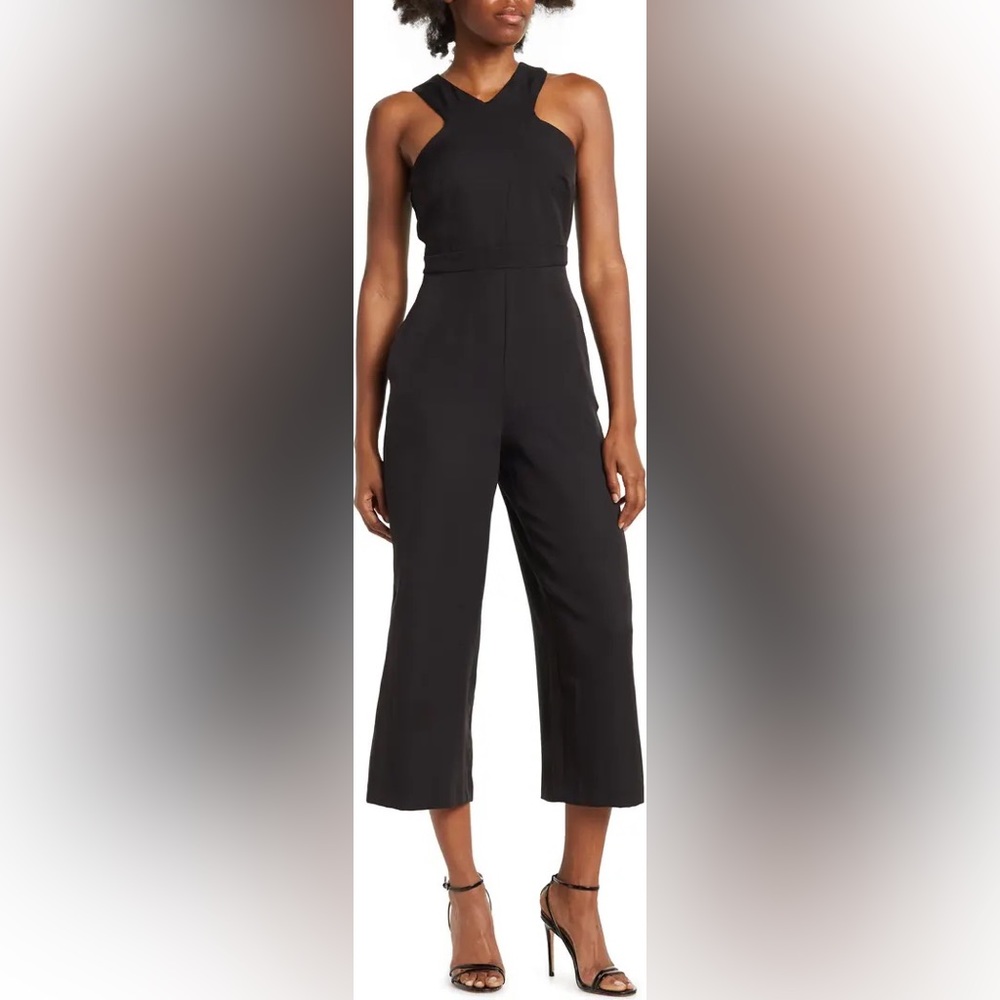 Sam Edelman halter jumpsuit- NWT- Navy size 4